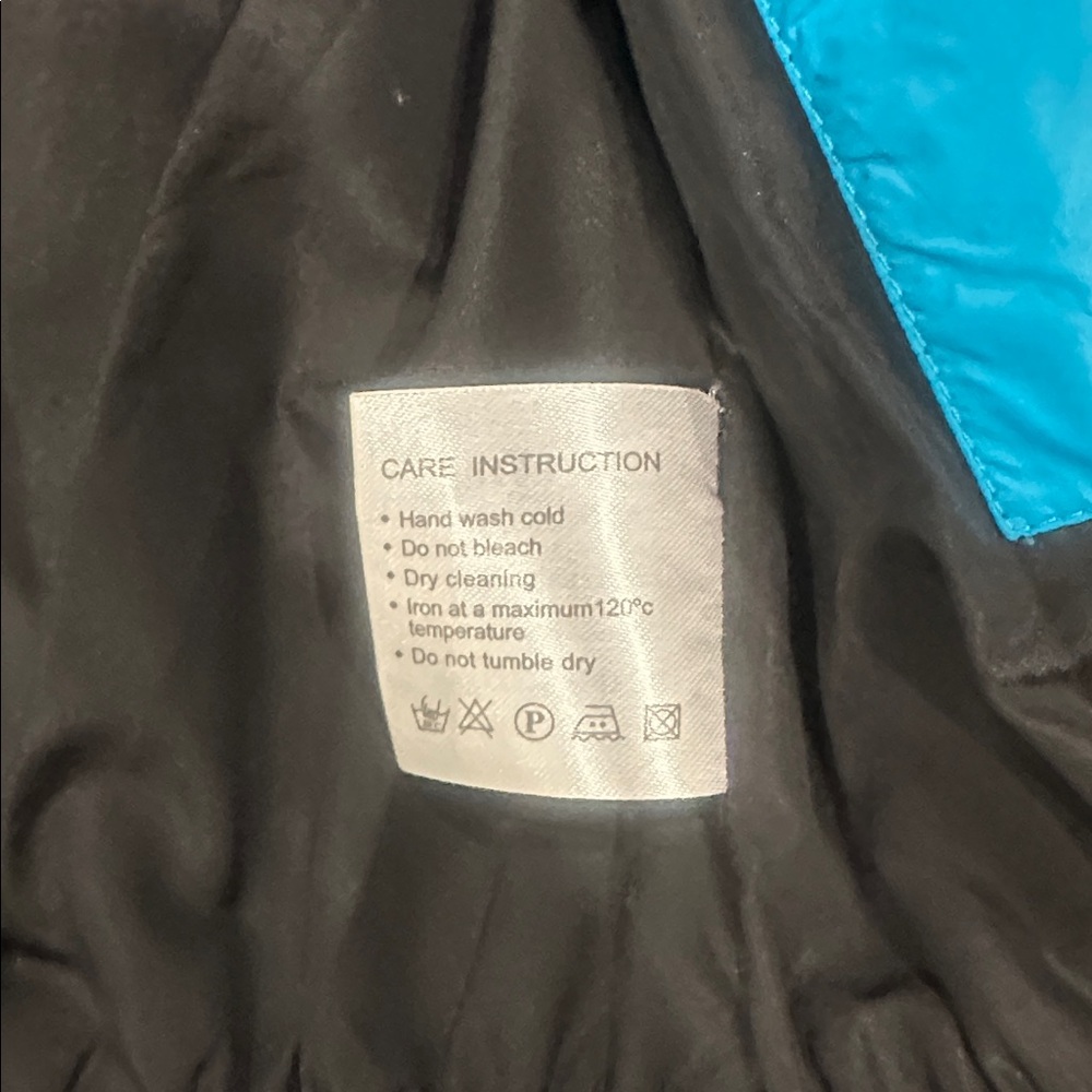 Blue Fur-Trimmed Puffer Coat - Picture 5 of 7